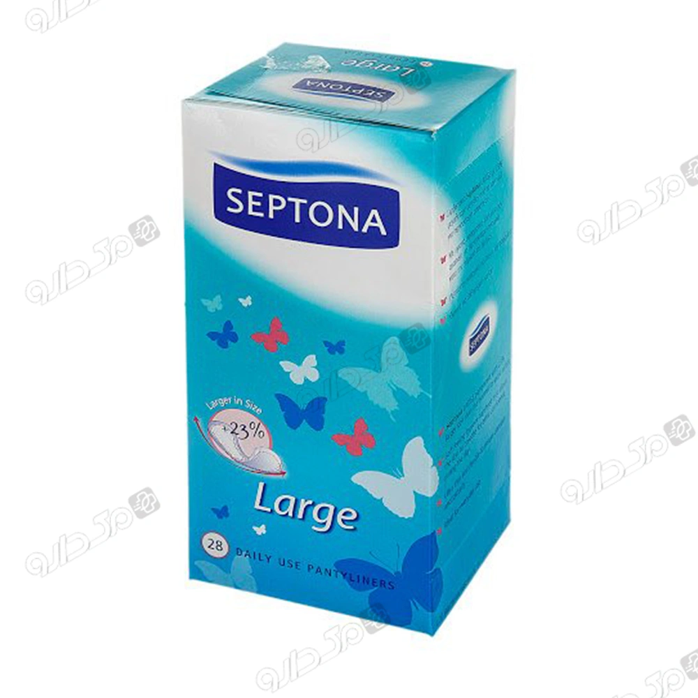 پد بهداشتی روزانه نازک مدل لارج سپتونا